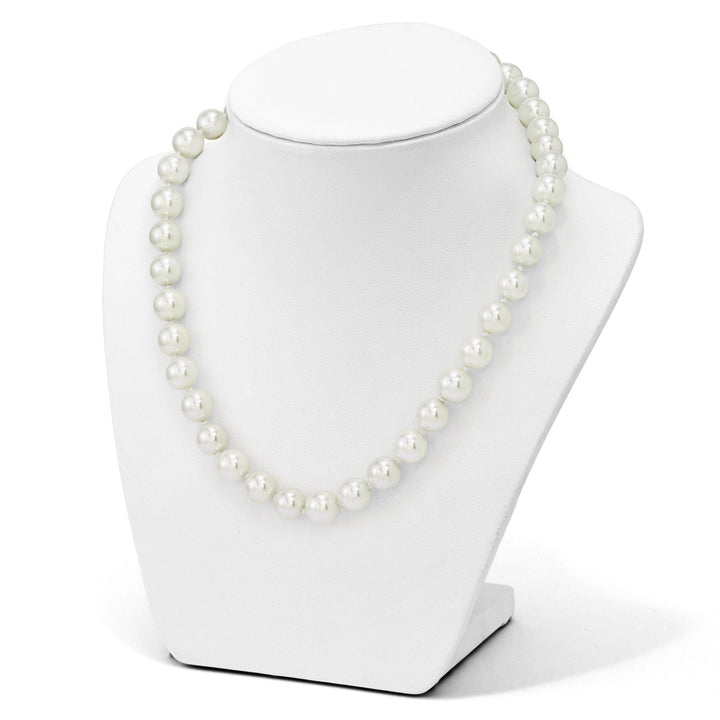Majestik Shell Pearls Necklaces Majestik White Pearl Necklace