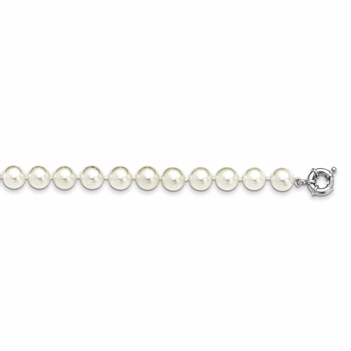 Majestik Shell Pearls Necklaces Majestik White Pearl Necklace