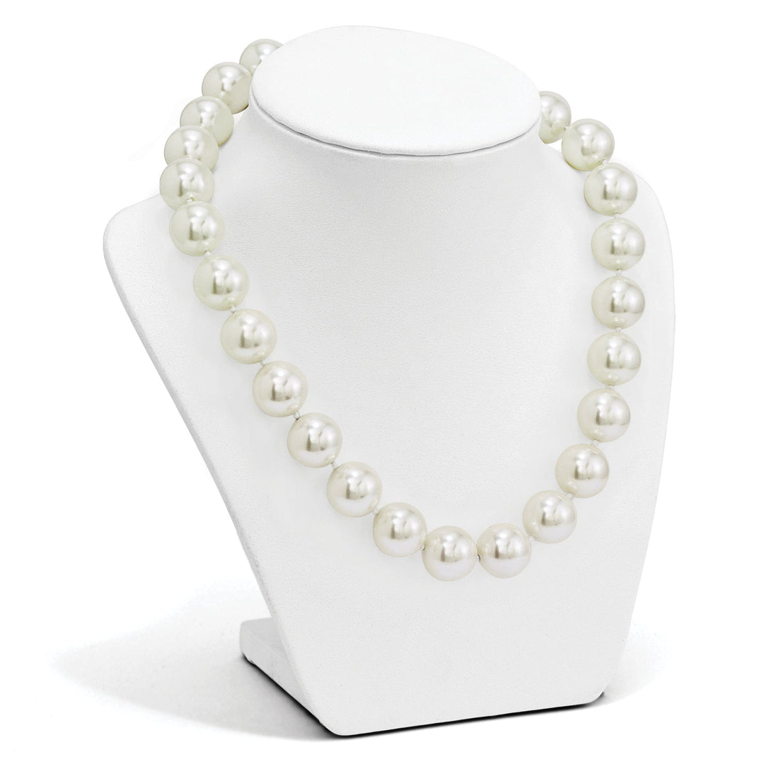 Majestik Shell Pearls Necklaces Majestik White Shell Pearl Necklace