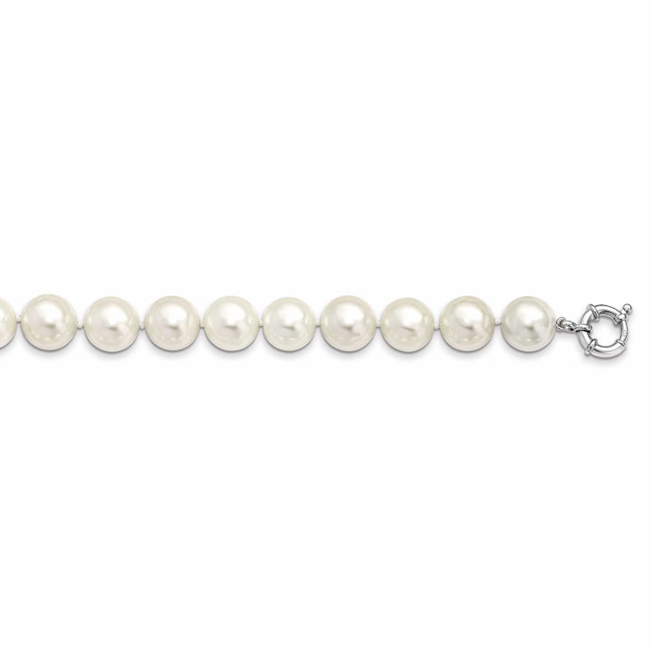 Majestik Shell Pearls Necklaces Majestik White Shell Pearl Necklace