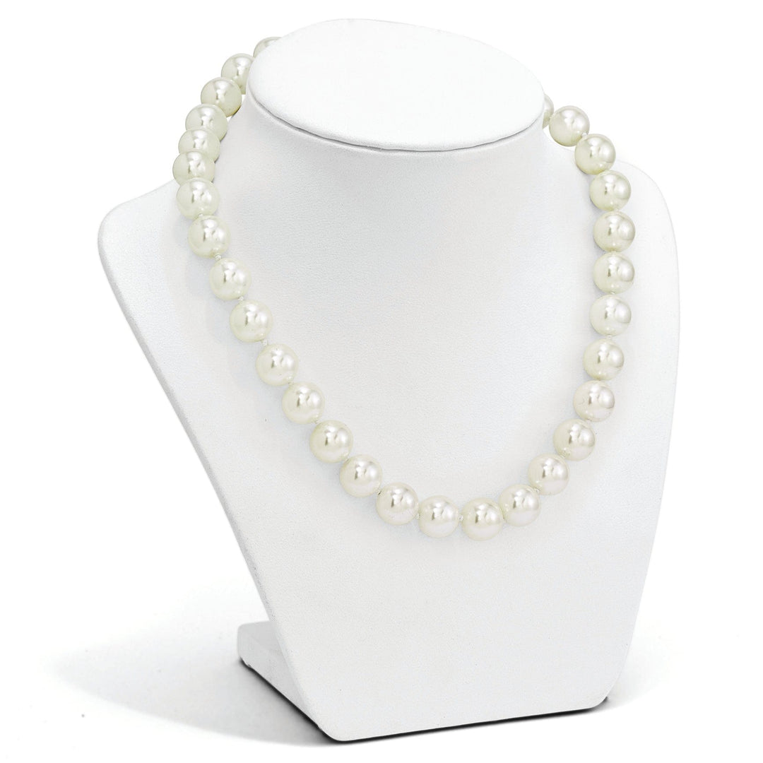 Majestik Shell Pearls Necklaces Majestik White Shell Pearl Necklace