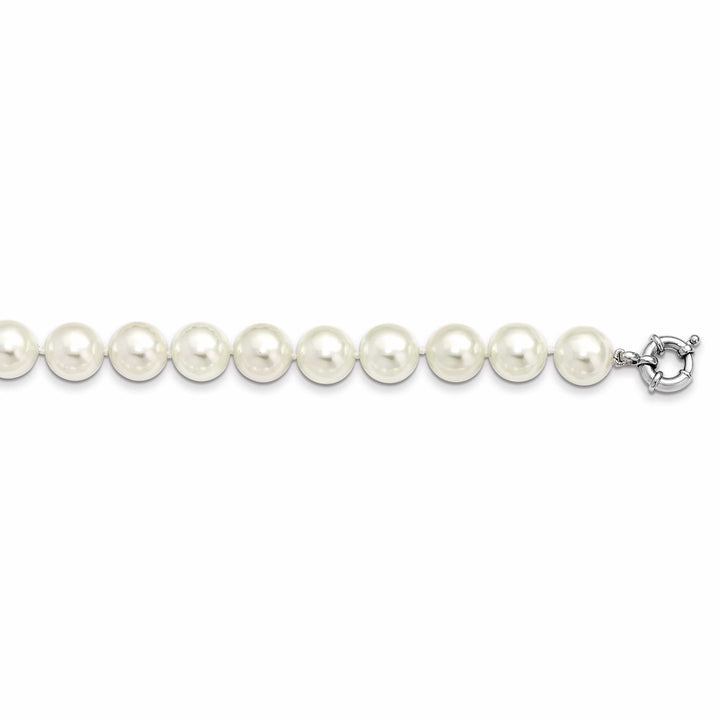 Majestik Shell Pearls Necklaces Majestik White Shell Pearl Necklace