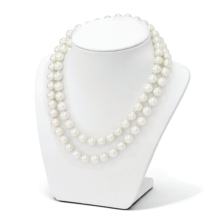 Majestik Shell Pearls Necklaces Majestik White Shell Pearl Slip On Necklace