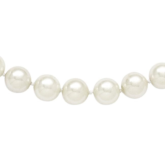 Majestik Shell Pearls Necklaces Majestik White Shell Pearl Slip On Necklace