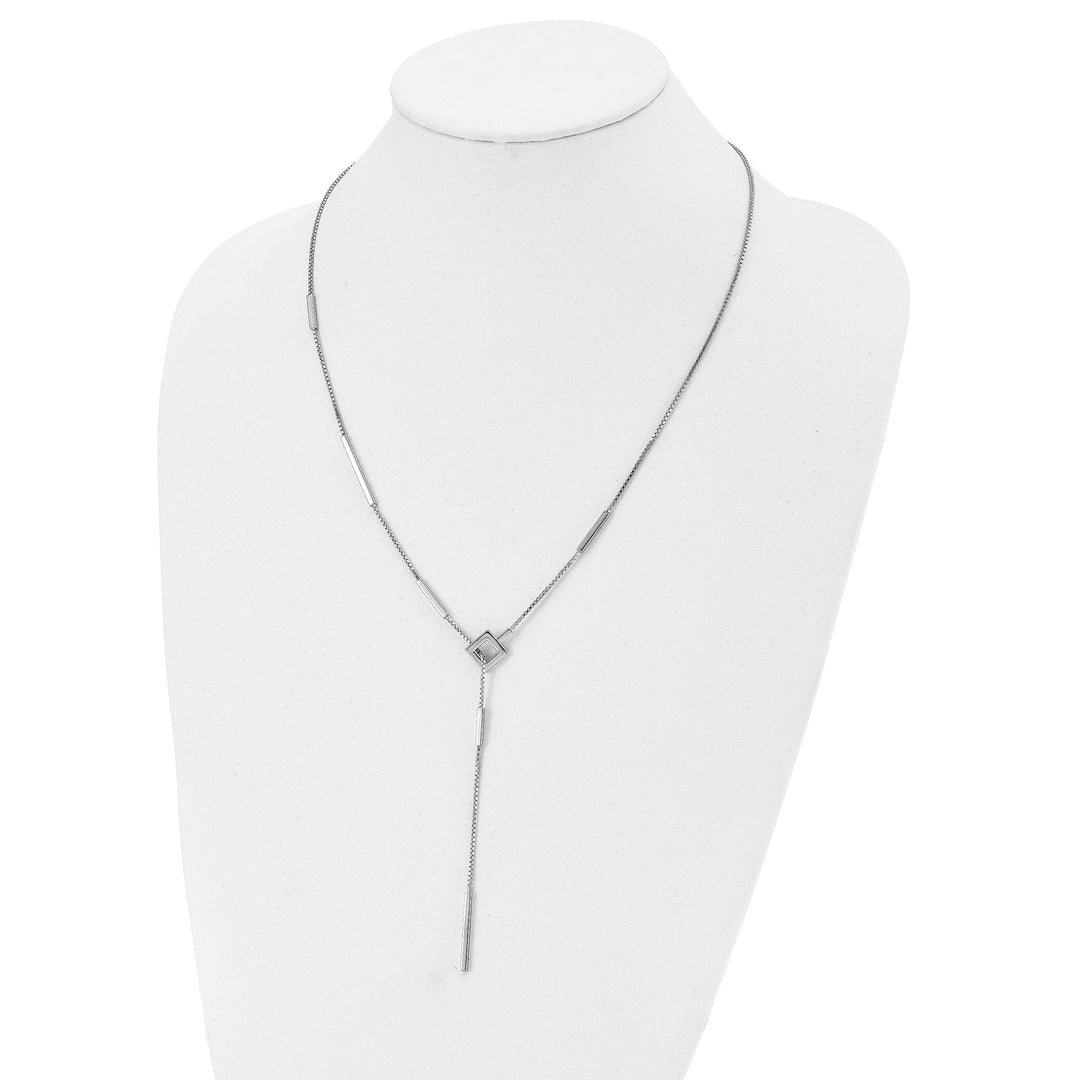 Lovely Rita's Necklaces Silver Bar Toggle Adjustable Necklace