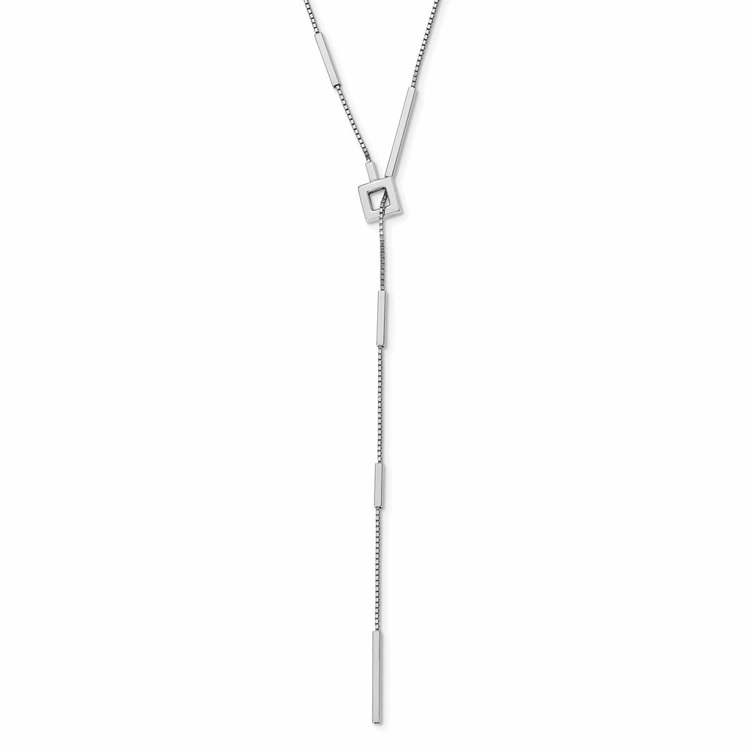 Lovely Rita's Necklaces Silver Bar Toggle Adjustable Necklace