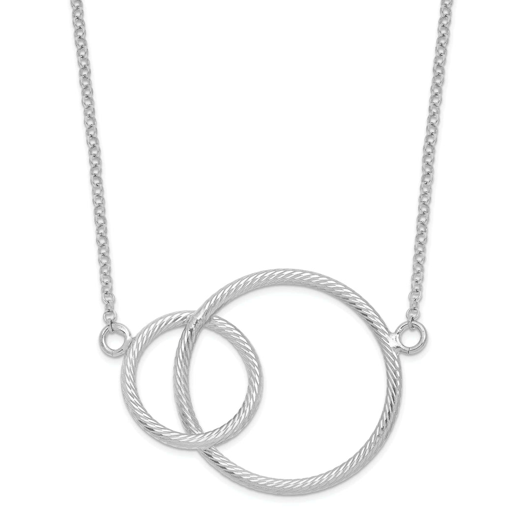 Lovely Rita's Necklaces Silver Intertwined Circles Necklace