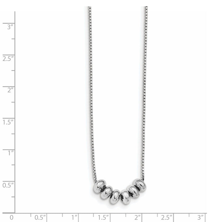 Lovely Rita's Necklaces Silver Polished Adjustable Necklace