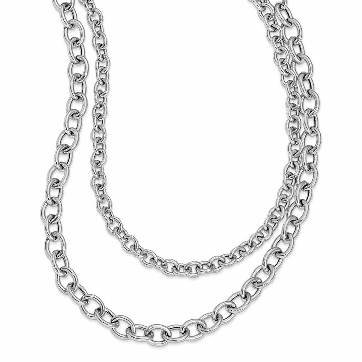 Lovely Rita's Necklaces Silver Polished Layered Necklace