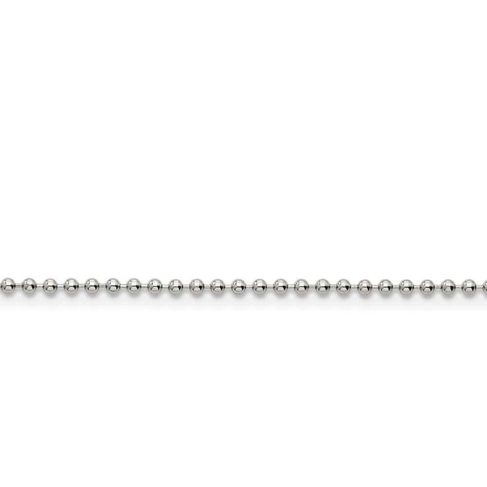 Chisel Necklaces Size 18 Stainless Steel Ball Chain