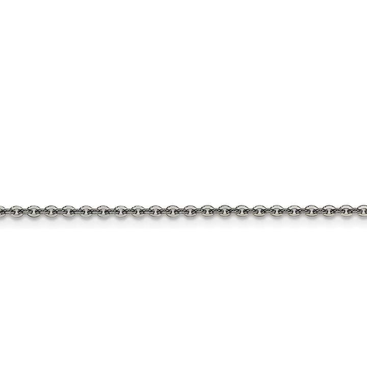 Chisel Necklaces Size 18 Stainless Steel Cable Chain 2.3MM