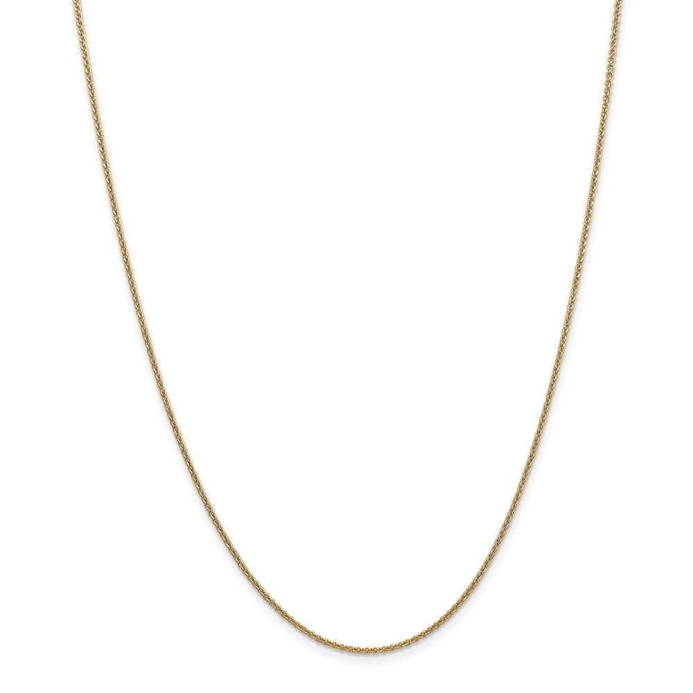 Lovely Rita's Necklaces Size 9 14k Yellow Gold 1.50mm Solid Polish Cable Chain