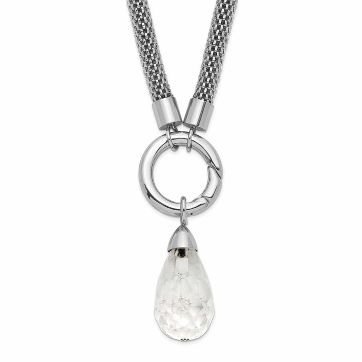 Chisel Necklaces Stainless Interchangeable Glass Charm Necklace