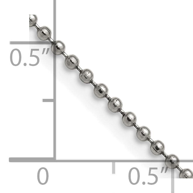 Chisel Necklaces Stainless Steel Ball Chain