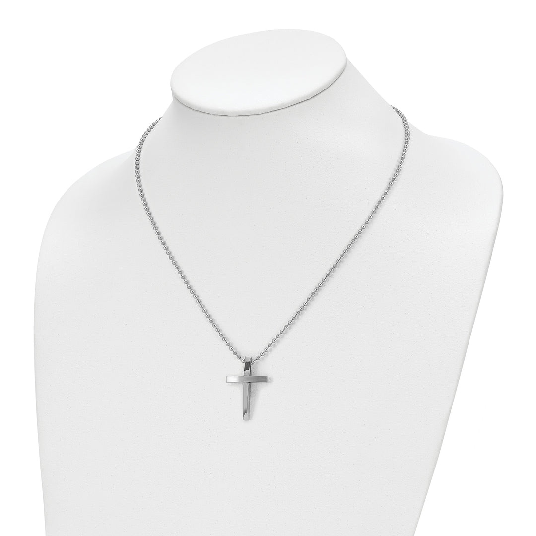 Chisel Necklaces Stainless Steel Chisel Cross Pendant & Necklaces