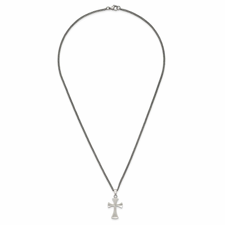 Chisel Necklaces Stainless Steel Cross Necklace