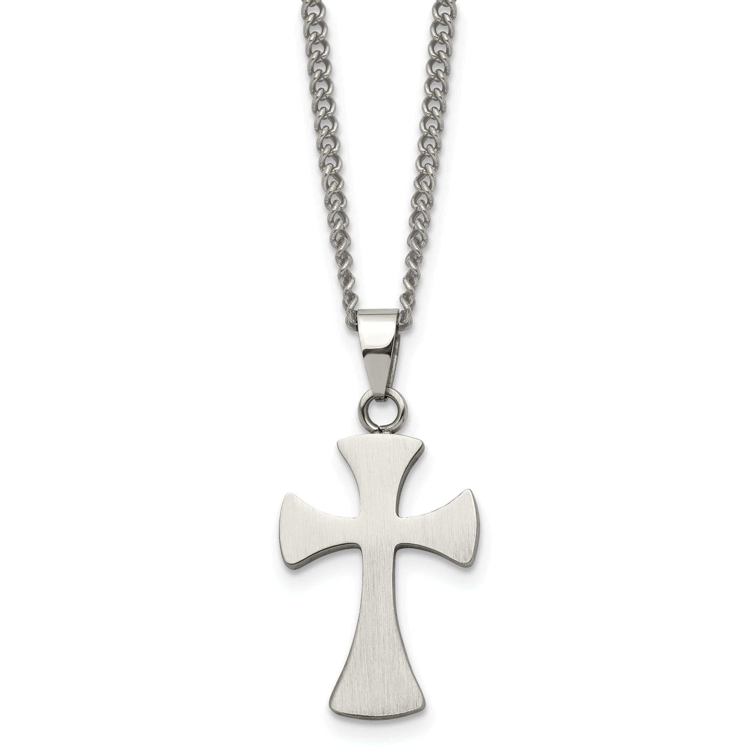 Chisel Necklaces Stainless Steel Cross Necklace