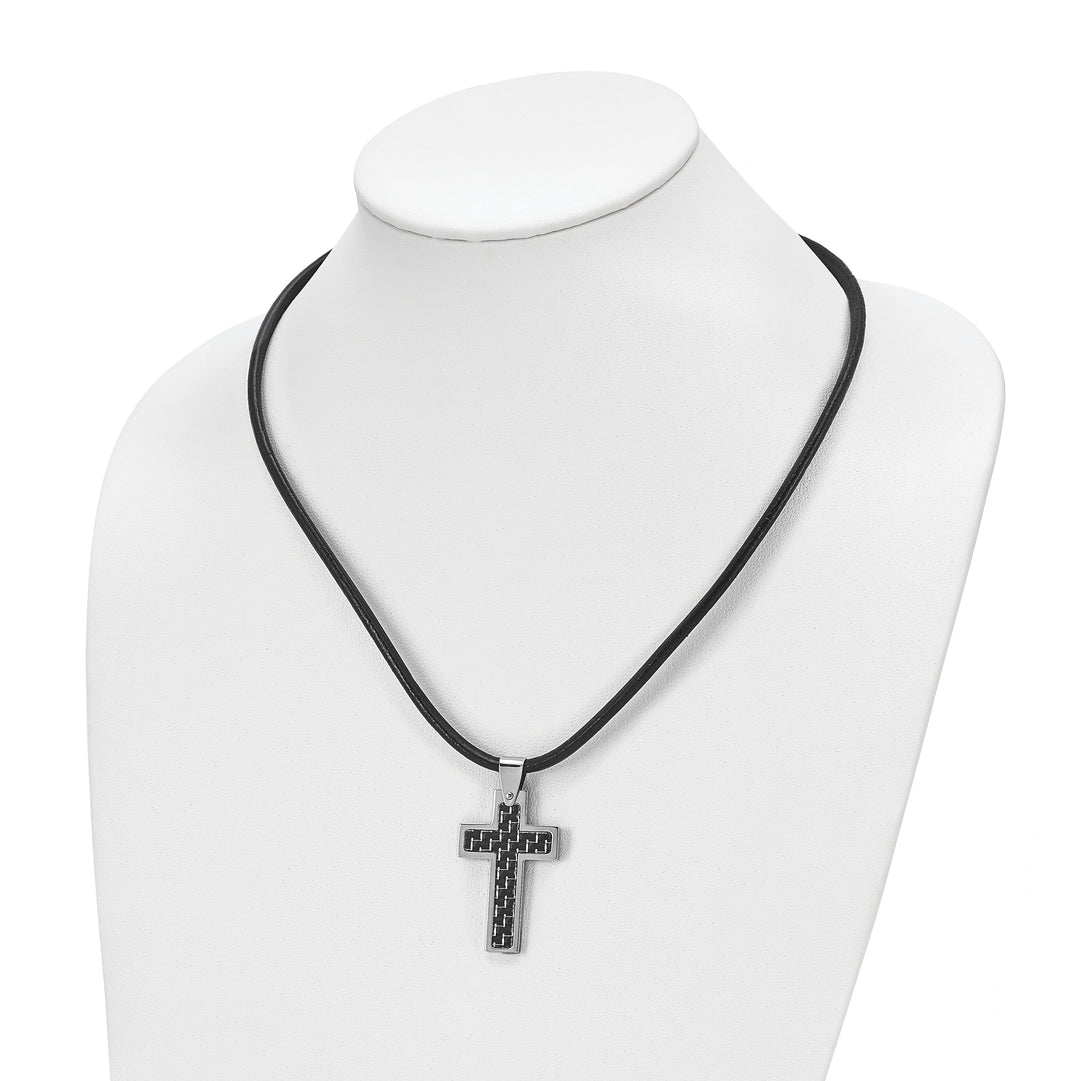 Chisel Necklaces Stainless Steel Cross Necklace