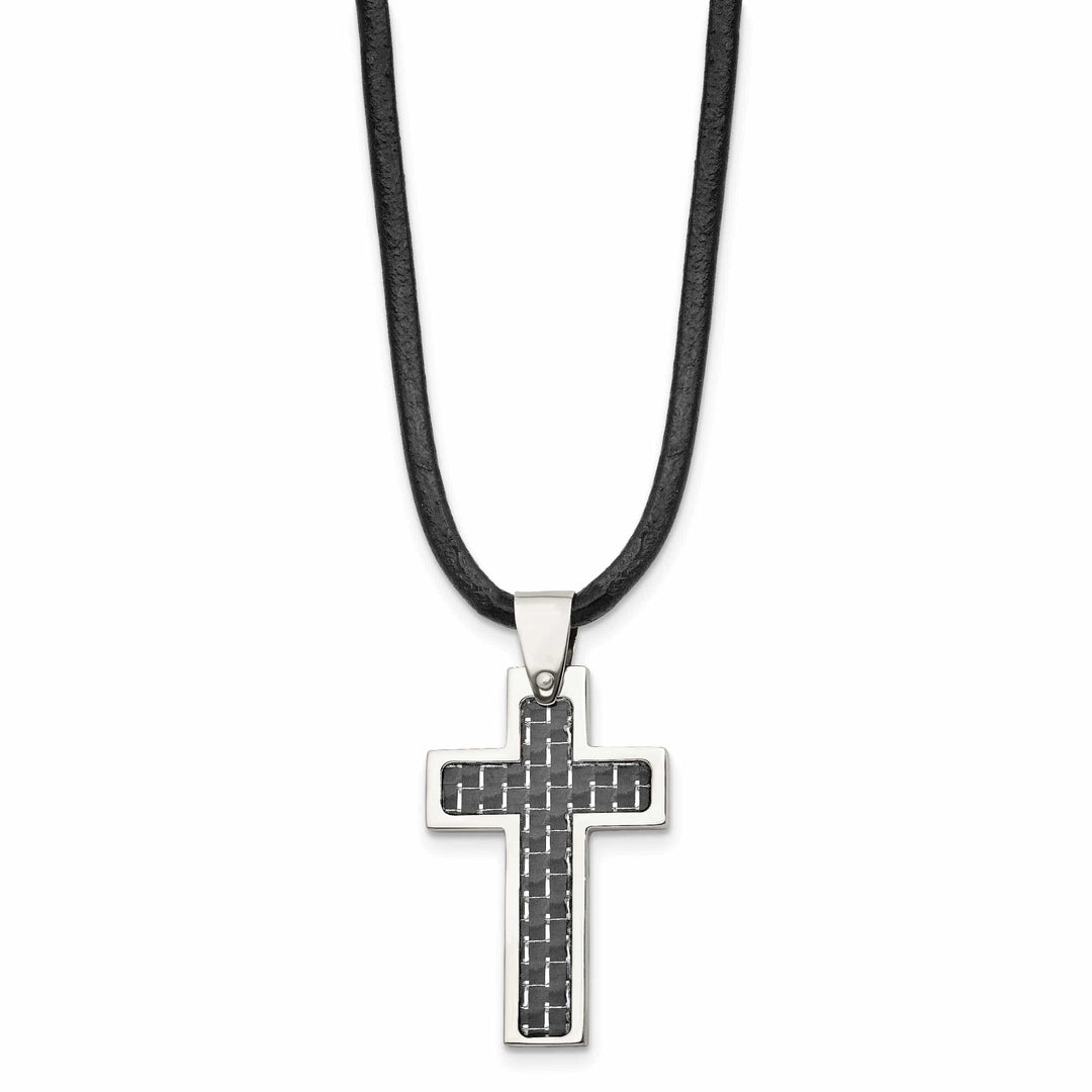 Chisel Necklaces Stainless Steel Cross Necklace