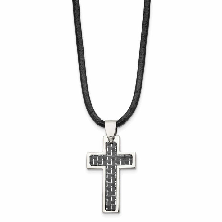 Chisel Necklaces Stainless Steel Cross Necklace