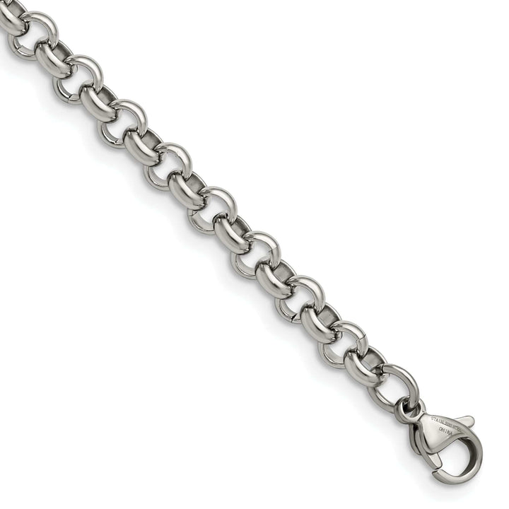 Chisel Necklaces Staless Steel Rolo Chain 6MM