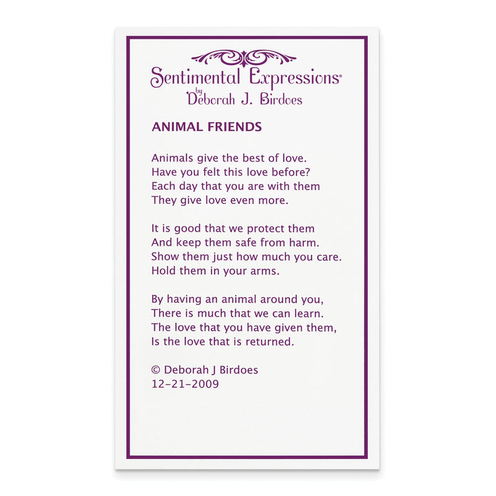 Lovely Rita's Necklaces Sterling Silver Animal Friends-Dog Necklace