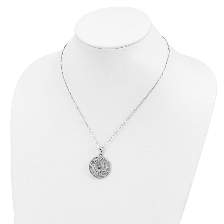 Lovely Rita's Necklaces Sterling Silver Antiqued Children Necklace