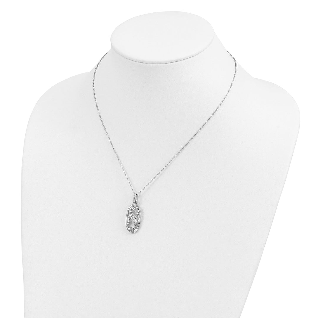 Lovely Rita's Necklaces Sterling Silver Best Friends Forever Necklace
