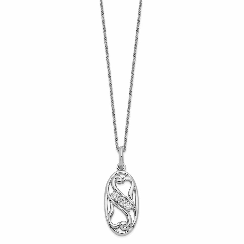 Lovely Rita's Necklaces Sterling Silver Best Friends Forever Necklace