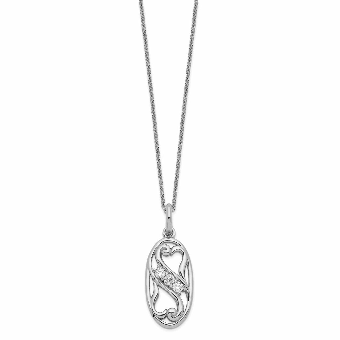 Lovely Rita's Necklaces Sterling Silver Best Friends Forever Necklace