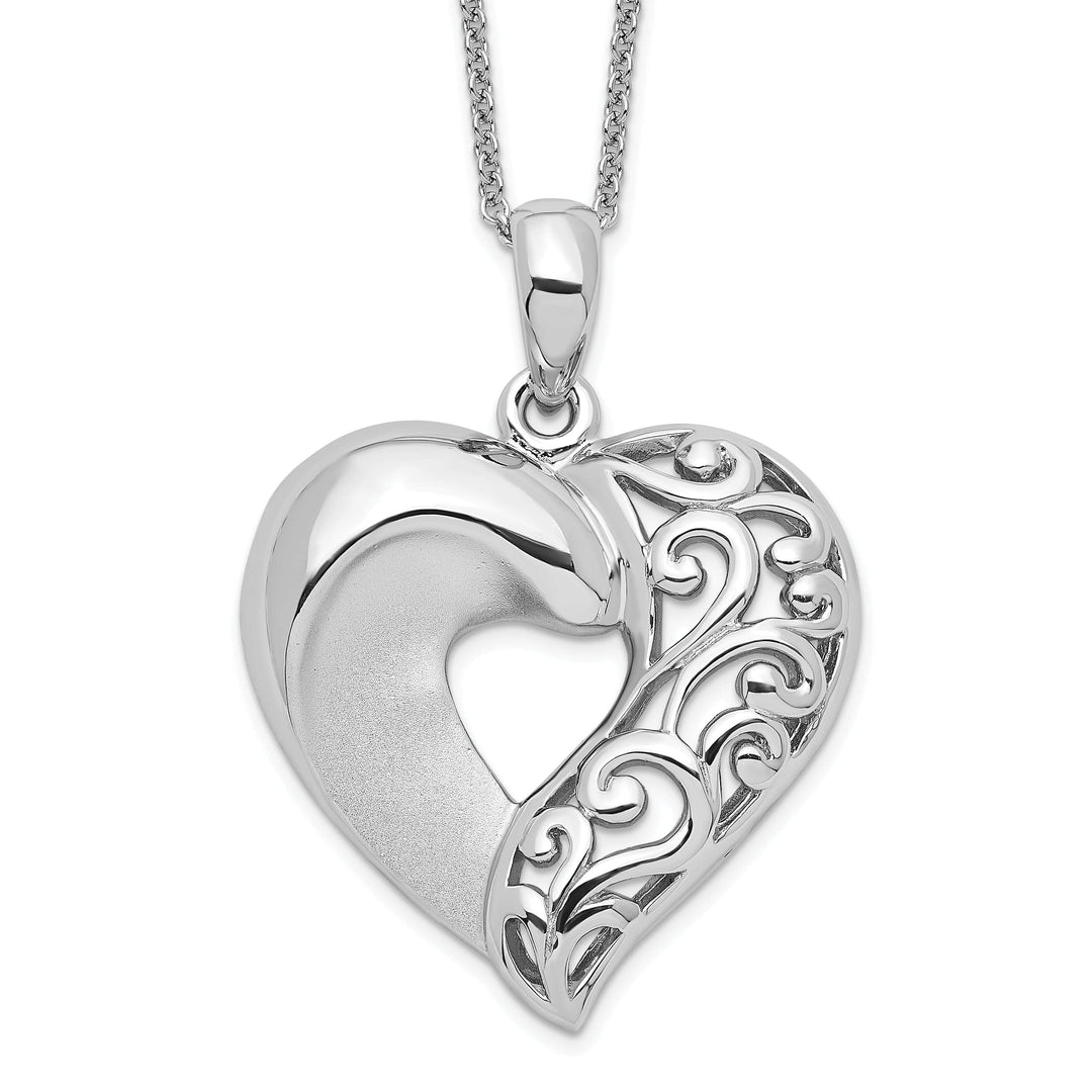 Lovely Rita's Necklaces Sterling Silver Close To My Heart Necklace