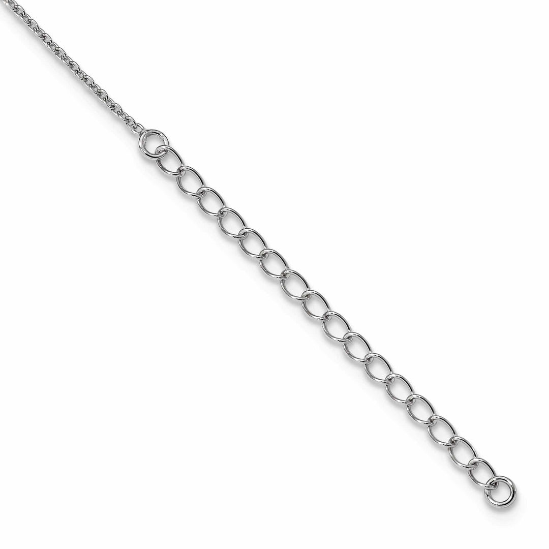 Lovely Rita's Necklaces Sterling Silver Cubic Zirconia Key Necklace