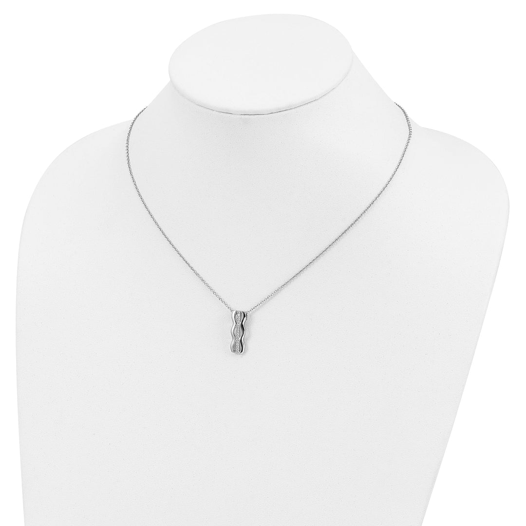Lovely Rita's Necklaces Sterling Silver Cubic Zirconia Necklace