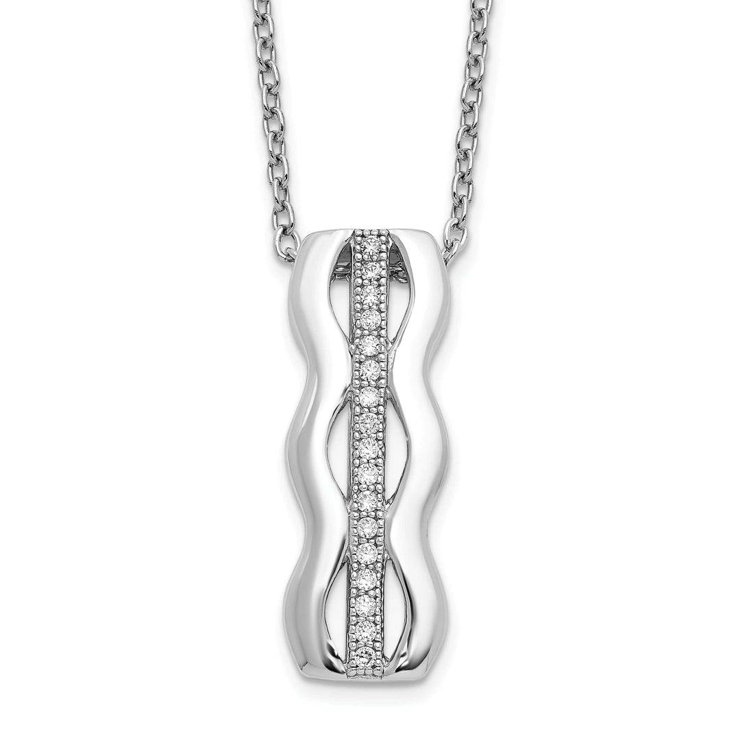 Lovely Rita's Necklaces Sterling Silver Cubic Zirconia Necklace
