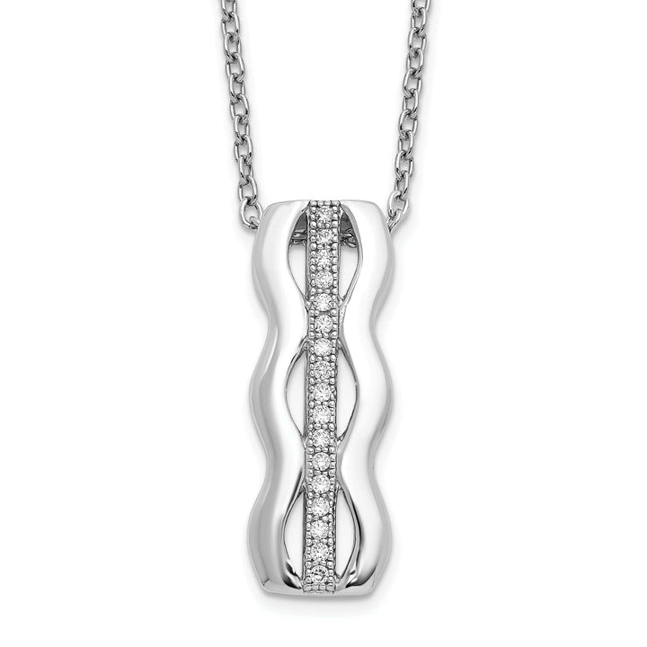 Lovely Rita's Necklaces Sterling Silver Cubic Zirconia Necklace