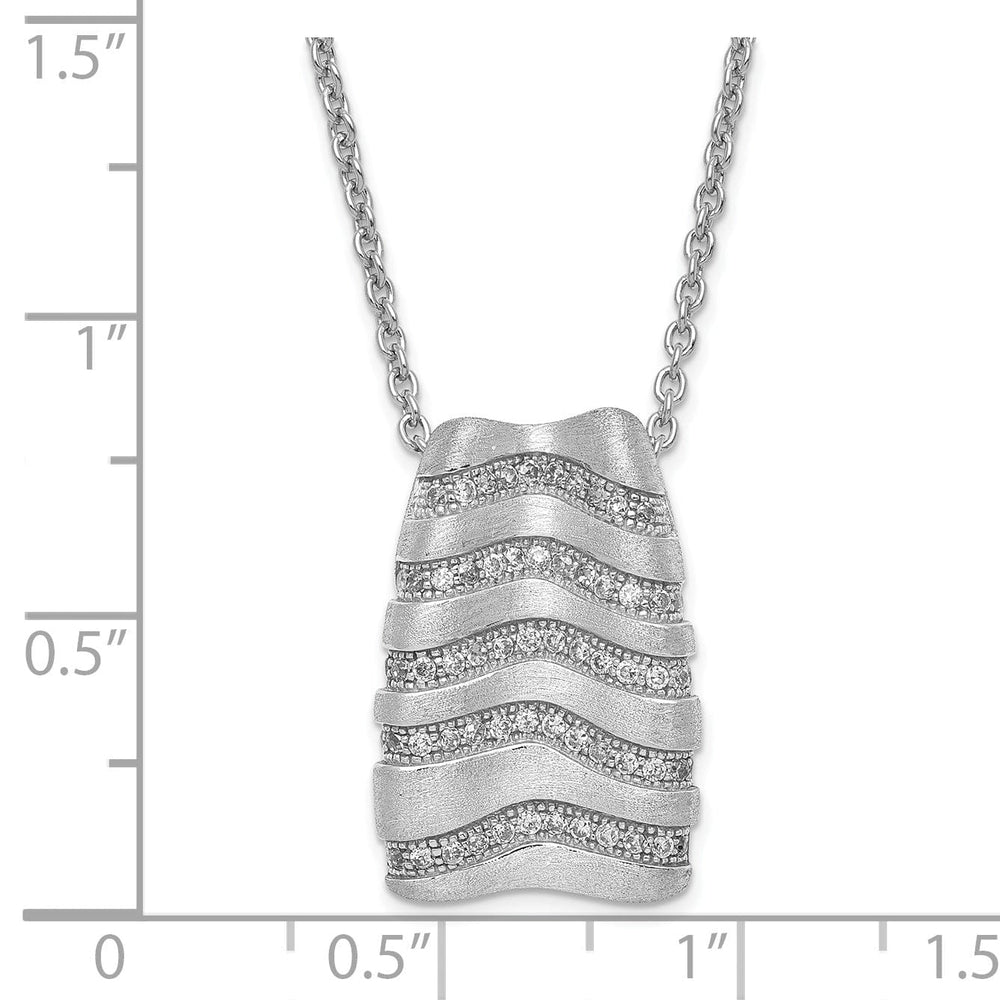 Lovely Rita's Necklaces Sterling Silver Cubic Zirconia Necklace