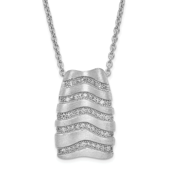 Lovely Rita's Necklaces Sterling Silver Cubic Zirconia Necklace