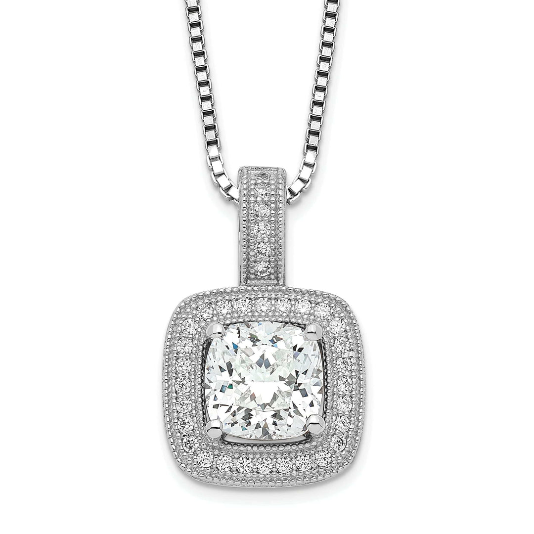 Lovely Rita's Necklaces Sterling Silver Cubic Zirconia Necklace