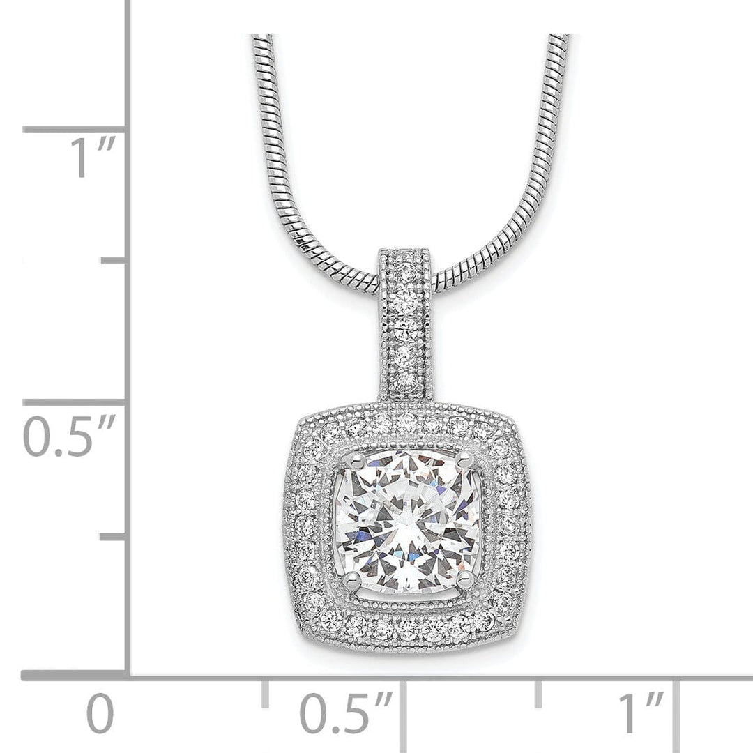 Lovely Rita's Necklaces Sterling Silver Cubic Zirconia Necklace