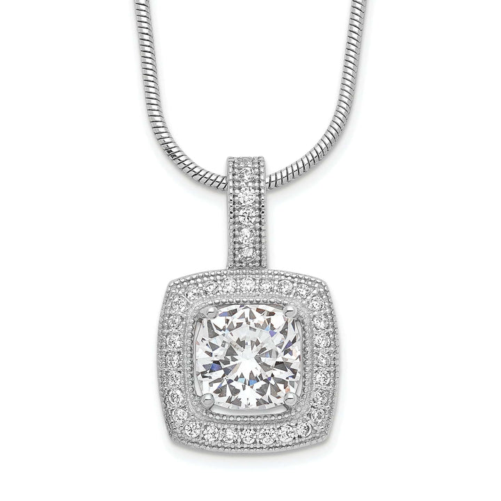 Lovely Rita's Necklaces Sterling Silver Cubic Zirconia Necklace