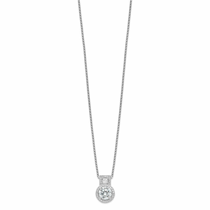 Lovely Rita's Necklaces Sterling Silver Cubic Zirconia Necklace