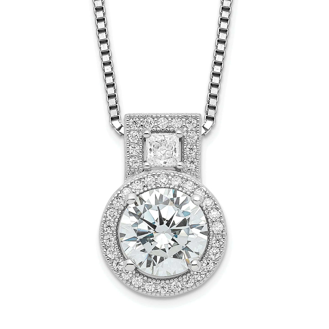 Lovely Rita's Necklaces Sterling Silver Cubic Zirconia Necklace