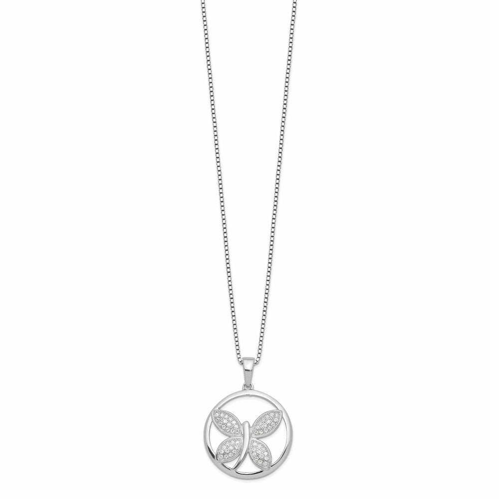 Lovely Rita's Necklaces Sterling Silver Cubic Zirconia Necklace