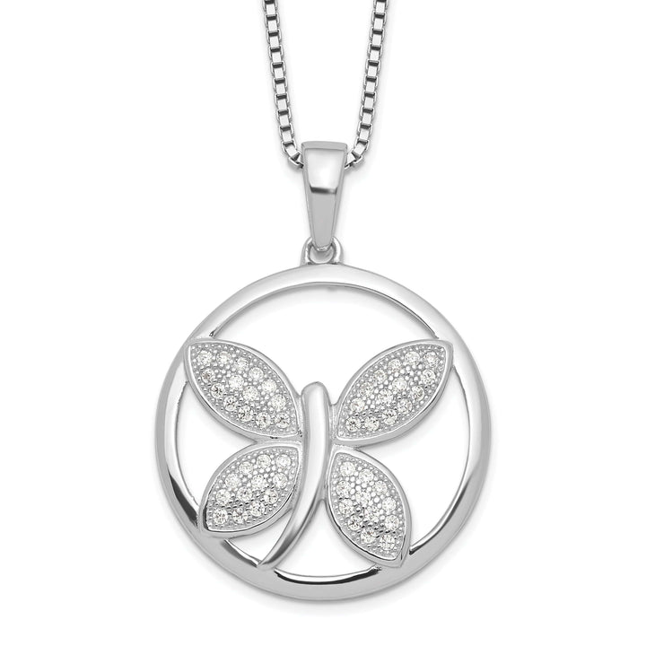 Lovely Rita's Necklaces Sterling Silver Cubic Zirconia Necklace