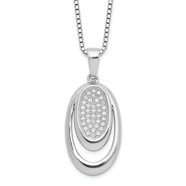Lovely Rita's Necklaces Sterling Silver Cubic Zirconia Necklace