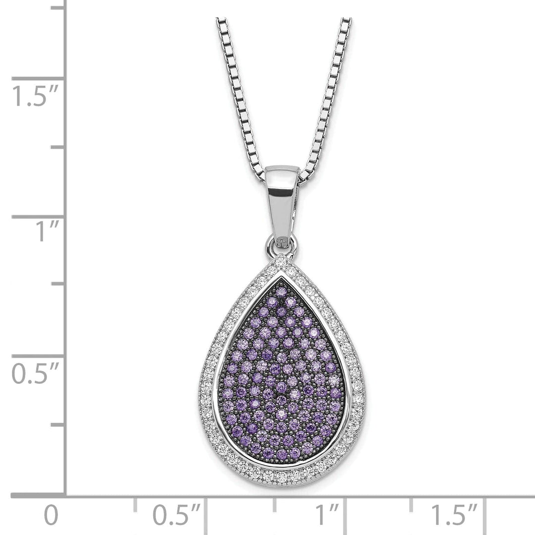 Lovely Rita's Necklaces Sterling Silver Cubic Zirconia Necklace