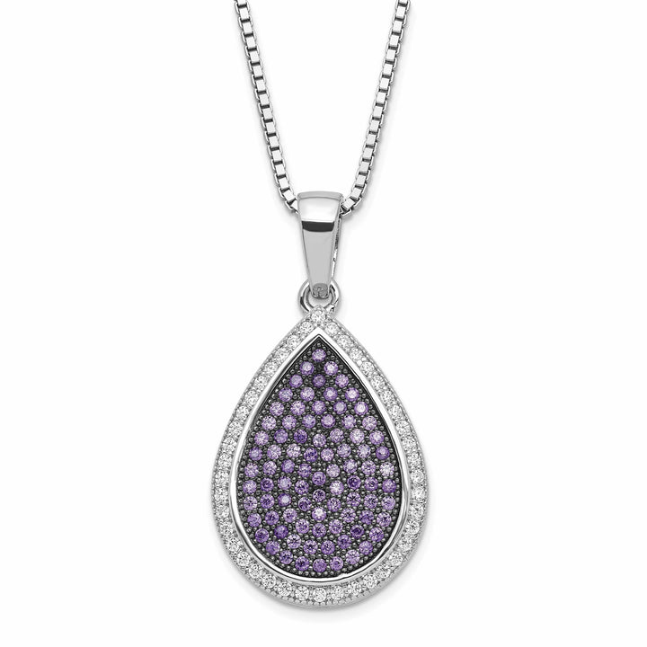 Lovely Rita's Necklaces Sterling Silver Cubic Zirconia Necklace