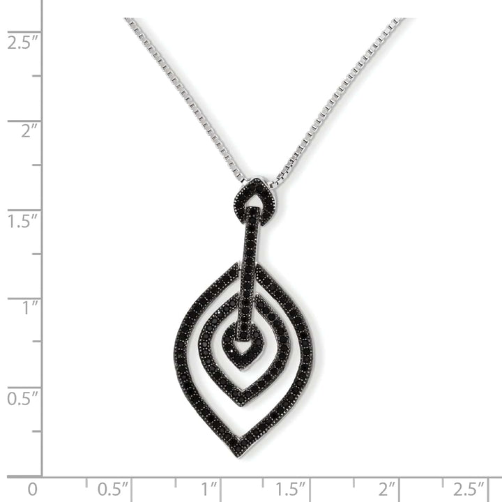 Brilliant Embers Necklaces Sterling Silver Cubic Zirconia Necklace