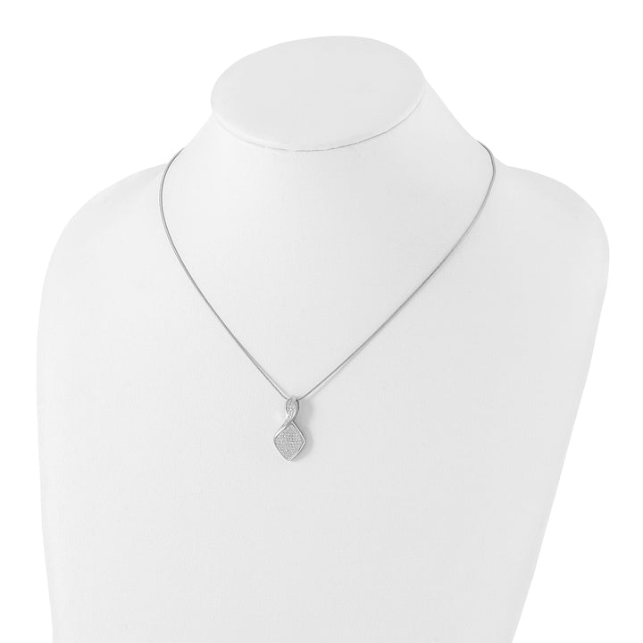 Lovely Rita's Necklaces Sterling Silver Cubic Zirconia Necklace