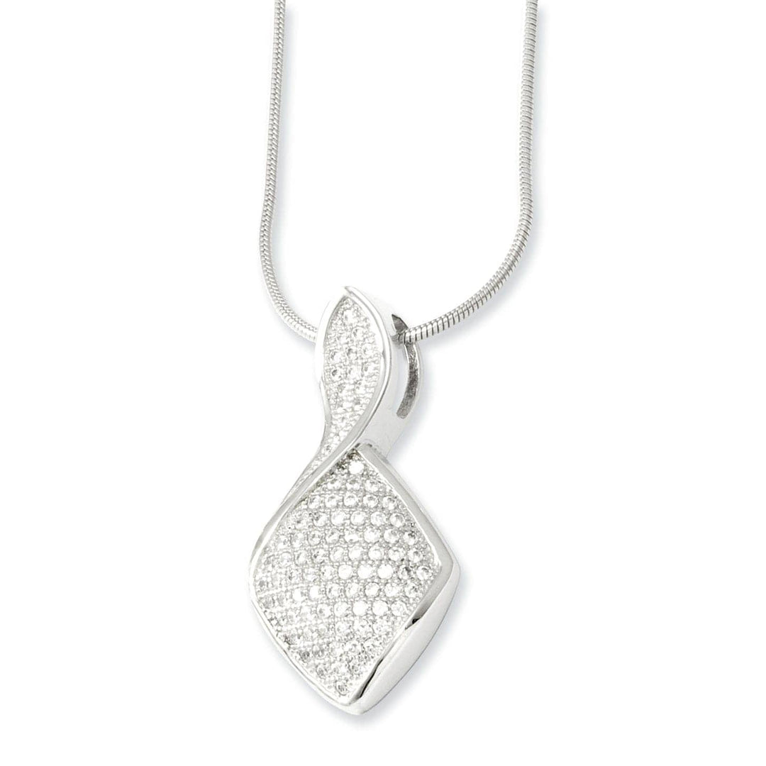 Lovely Rita's Necklaces Sterling Silver Cubic Zirconia Necklace